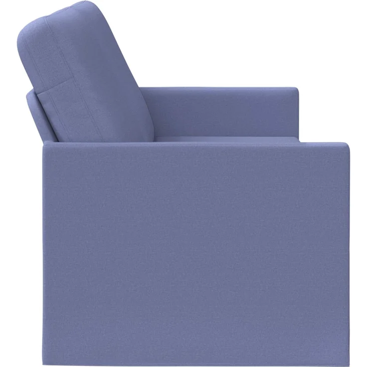 vidaXL 3-Sitzer Sofa Jeans blau 220 x 81 x 82 cm Stoff 42041151 – Bild 3