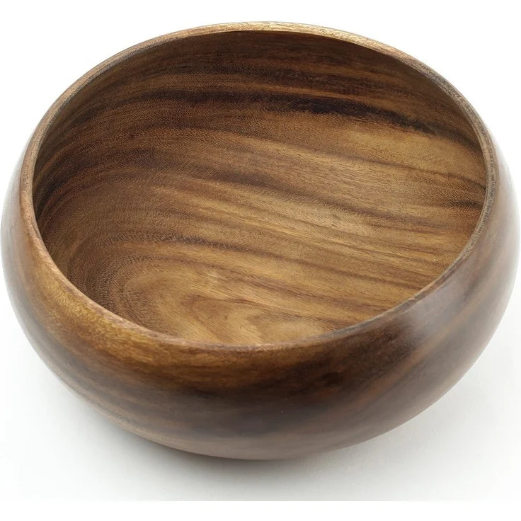 Levandeo® Dekoschale, Holzschale Akazie 15x4,5cm rund Holz Schale Obstschale Deko – Bild 1