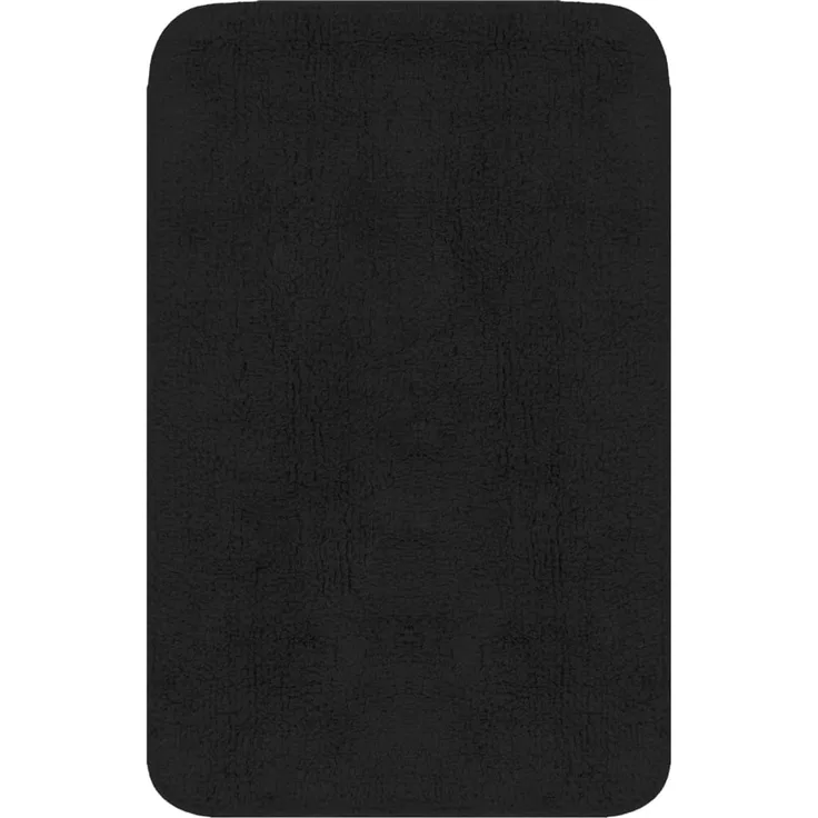 vidaXL Badematten-Set 3-tlg. Stoff Anthrazit 133221