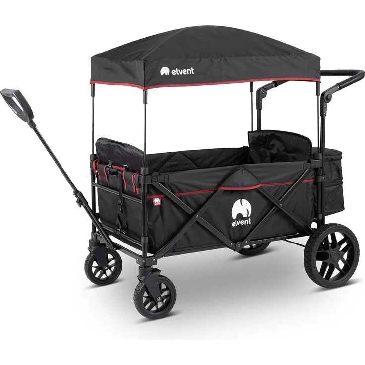 Elvent 'AllRounder Premium' Bollerwagen in Schwarz