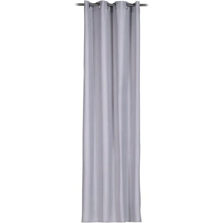 Gözze 'LINUS' Ösenvorhang, 100% Polyester grau, 140x245 cm – Bild 4