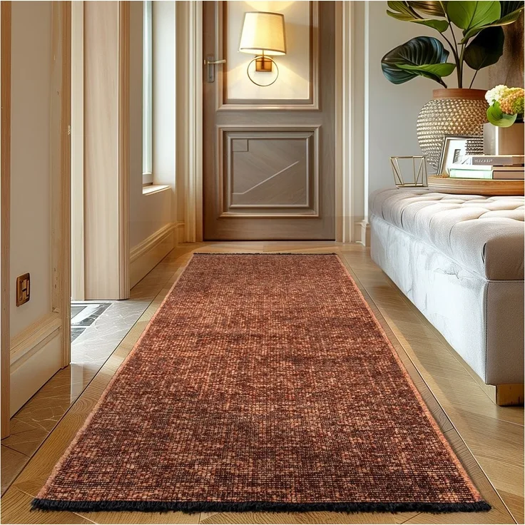 Carpettex Veloursteppich Boho Design, Rechteckig, Höhe: 7 mm, Baumwolle, Waschbarer Teppich, Boho-Stil, Wohnzimmer, Schlafzimmer