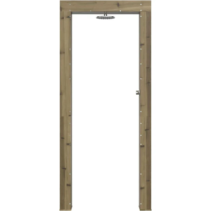 vidaXL Gartendusche 226 cm Imprägniertes Kiefernholz und Edelstahl 886339 – Bild 4