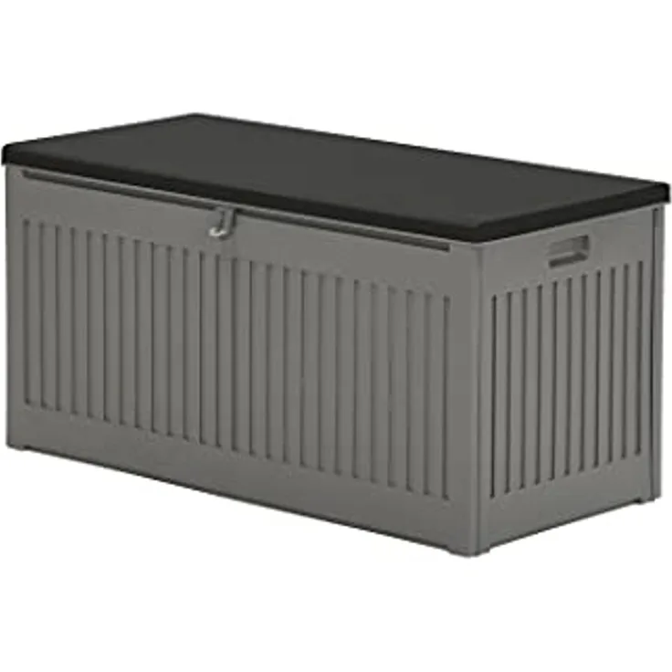 Garden Impressions JERSEY Auflagenbox Kissenbox Aufbewahrungsbox grau 270L