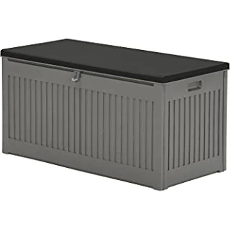 Garden Impressions JERSEY Auflagenbox Kissenbox Aufbewahrungsbox grau 270L – Bild 1