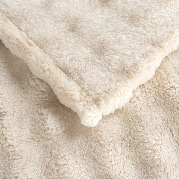 Wohndecke BUBBLE, Design91, flauschige Kuscheldecke mit 3D-Muster, 350 g/m², weich & warm – Bild 4