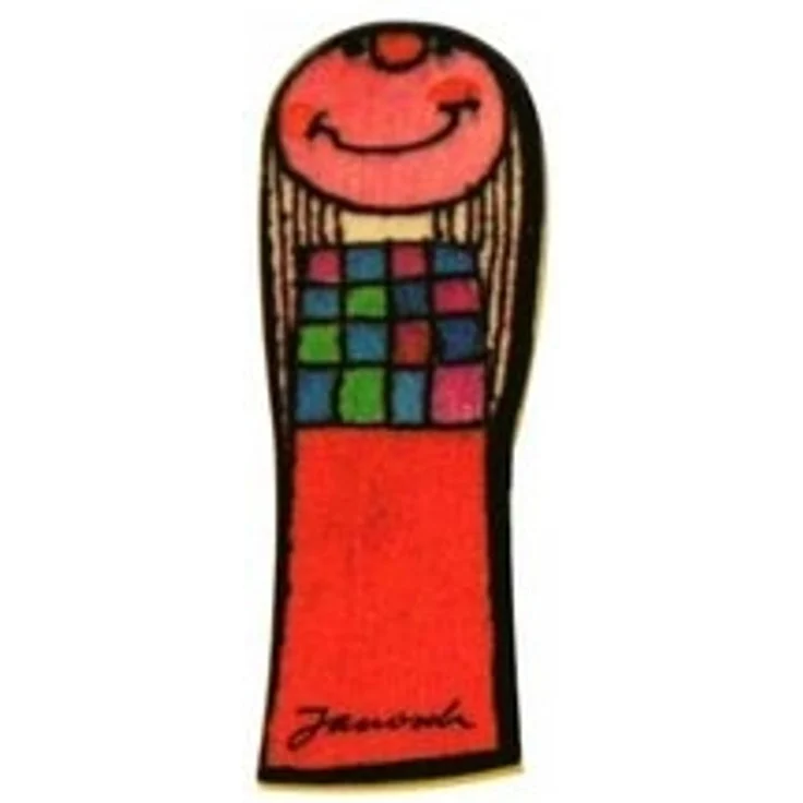 JANOSCH Deko-Buchstaben aus Holz für Kinderzimmertür, zum Ankleben – Bild 4