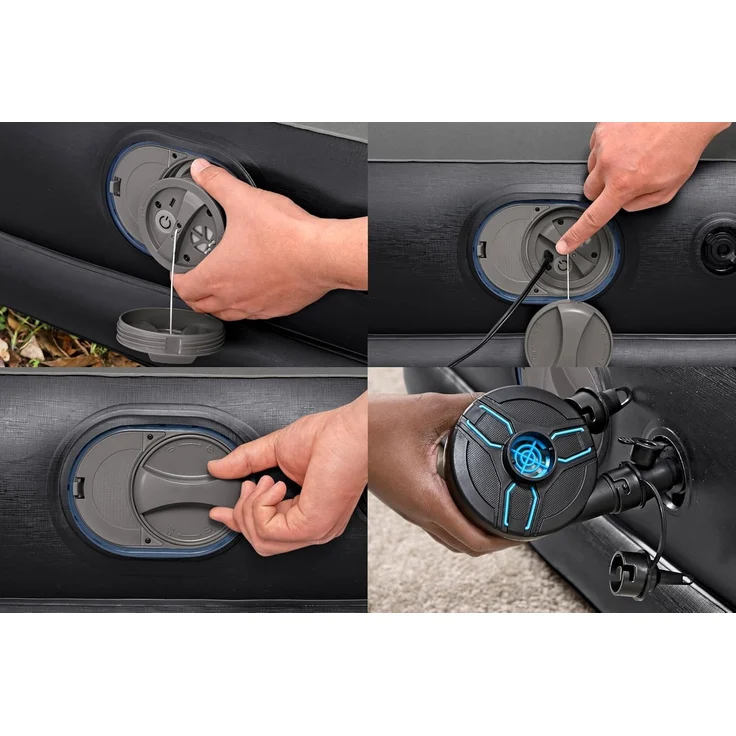 TriTech® Single-Luftbett mit USB-Elektropumpe 191 x 97 x 36 cm – Bild 10