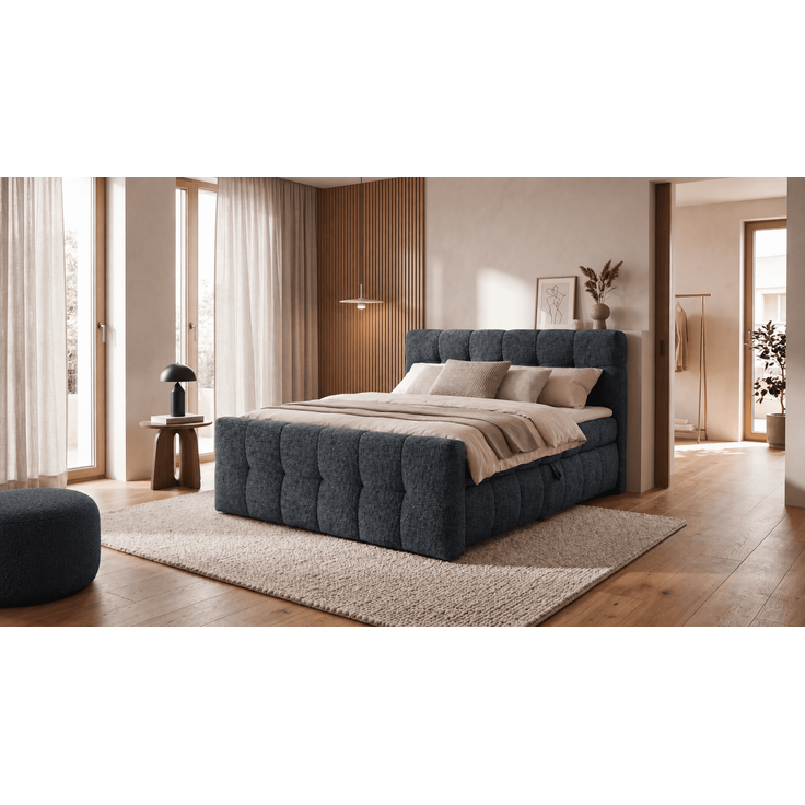 Boxbett Noosa von ED Exciting Design 180 x 200 cm mit Bettkasten – Ravello Flachgewebe