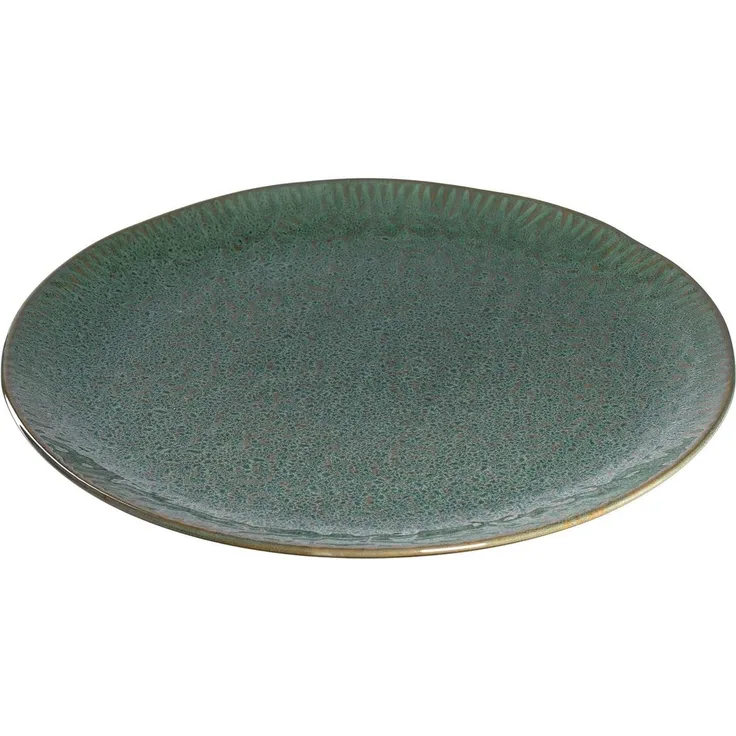 Leonardo MATERA Keramikteller Pizzateller 32 cm grün