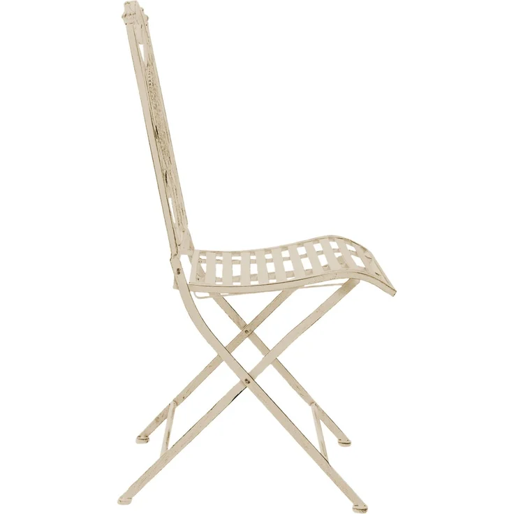 CLP 2er Set Gartenstühle Sibell,antik-creme – Bild 5