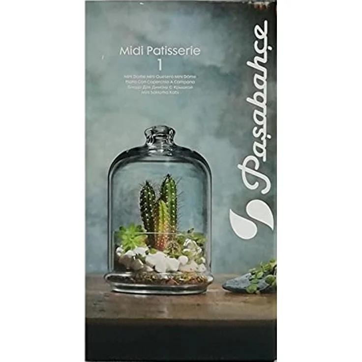 Pasabahce Tortenplatte Midi Patisserie, Glas, (Packung, 2-tlg, 1 Schale klein, 1 Deckel) – Bild 2