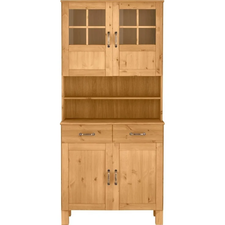 Home affaire Küchenbuffet Alby Breite 85 cm, 2 Glastüren – Bild 2