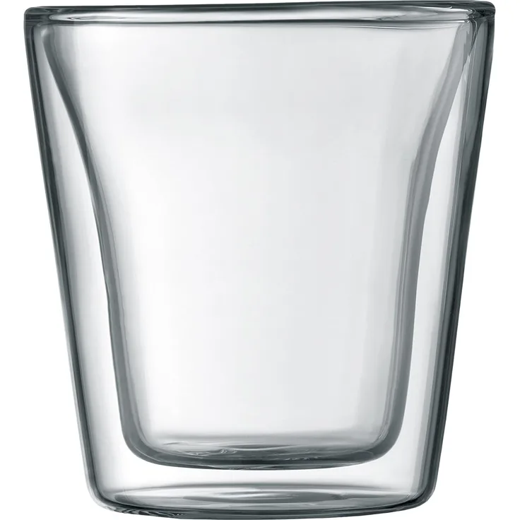 Bodum Canteen 2 Stk. Glas Doppelwandig 0,1 L