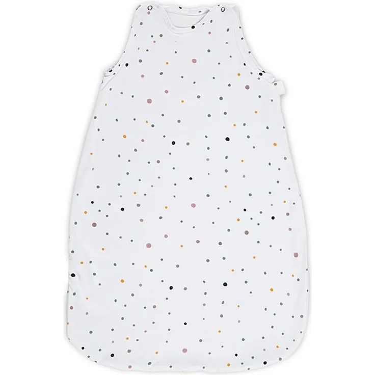 Lorelli Baby Winterschlafsack 85 cm 100% Baumwolle, 2,5 TOG, Maße 80 x 45 x 3 cm weiß Punkte