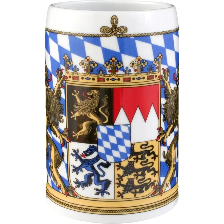 Seltmann Weiden Compact Bayern Bierkrug ohne Deckel 0,75 l