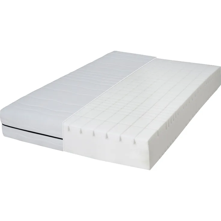 Roll-Matratze Easydream KFS 3000 180 x 200 cm H2 / H3 / P1480 Comfortpur, Weiß, 180 x 25 x 200 cm