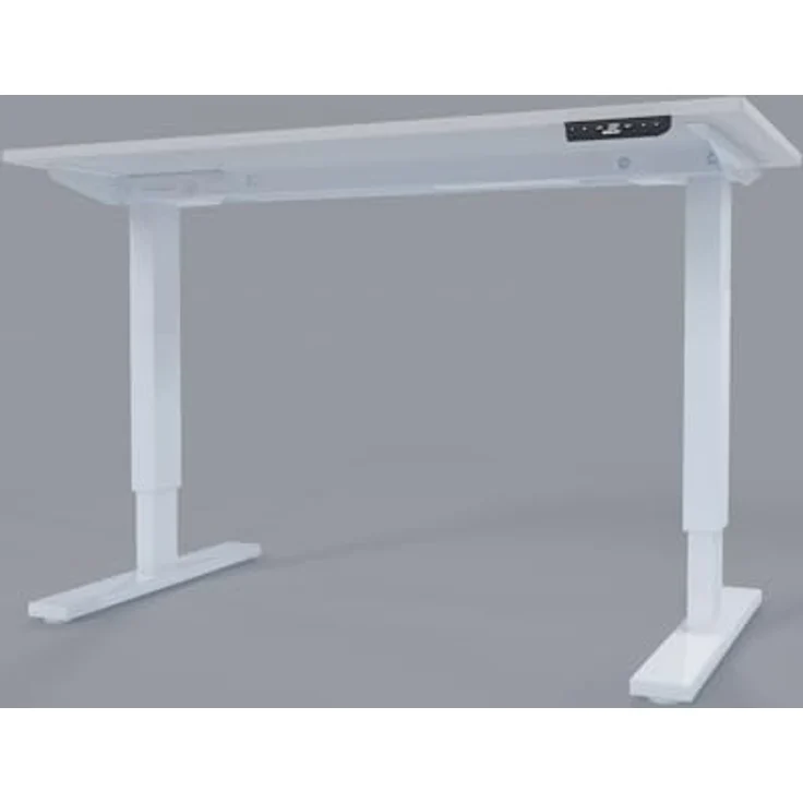 Bisley Home Tisch, Metall, Gestell 396 weiß Platte 007 lichtgrau weiß, Medium – Bild 3