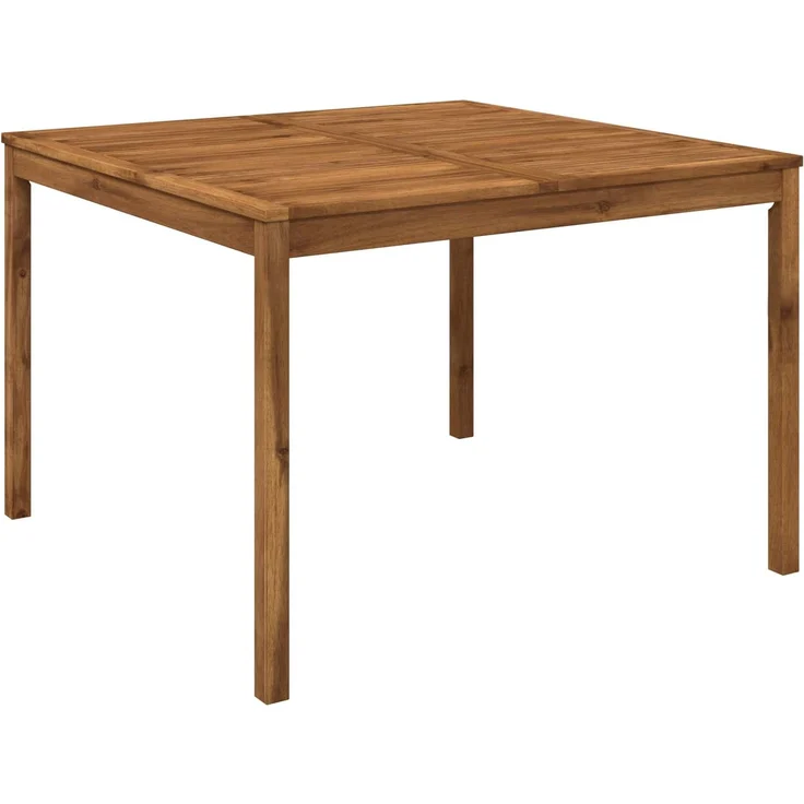 vidaXL Gartentisch LAREN Natur 110 x 108,5 x 75 cm Massivholz Akazie 901250 – Bild 2