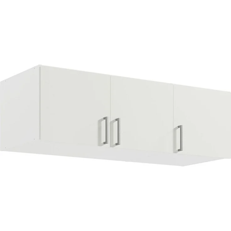 Lomadox Aufsatzschrank TRIEST-166 für Kleiderschrank 3trg, weiß, ca. 136/40/54 cm – Bild 2