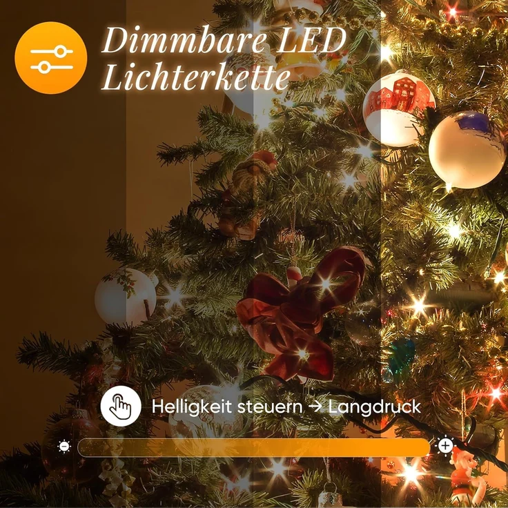 SALCAR 15m 250er LED Lichterkette Außen – Bild 5