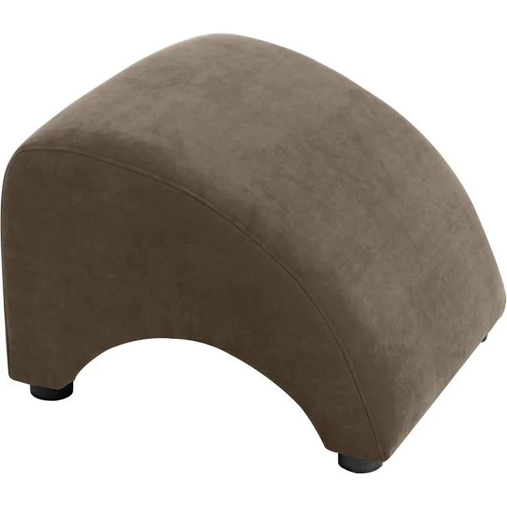 Brandford Hocker Veloursstoff Sahara Kunststoff