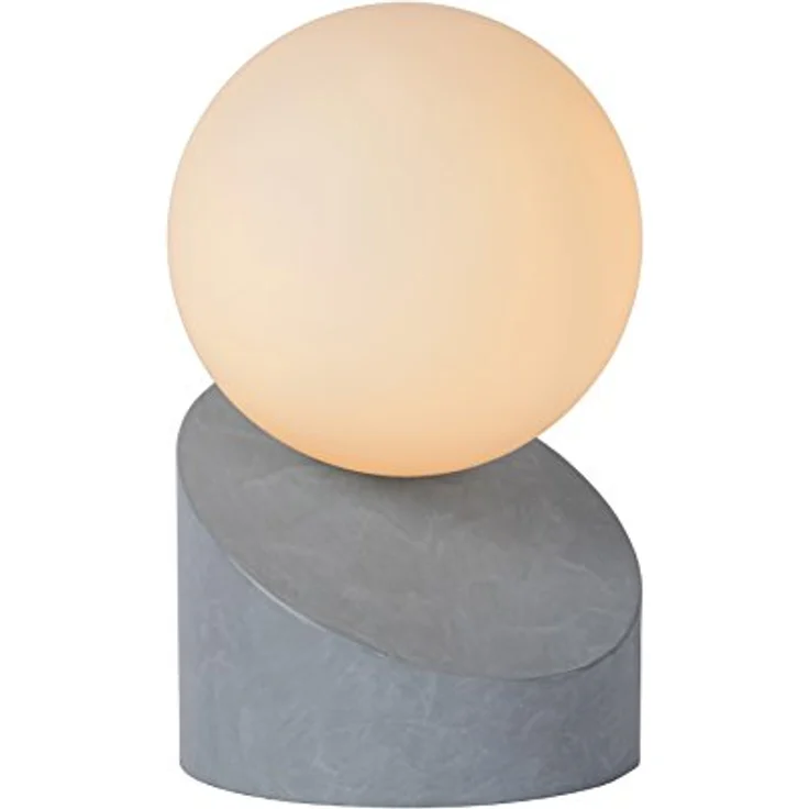 Lucide Len, Nachttischlampe mit Opalglas und Touch-Schalter, schwebende Illusion, verschiedene Farben erhältlich – Bild 1