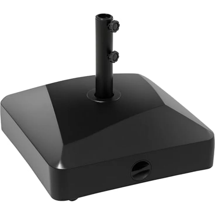 Outsunny Schirmhalter Sonnenschirmständer mit Rollen, für Stöcke bis Ø 48 mm, Sonnenschirmfuß, 1 tlg, Sonnenschirmhalter