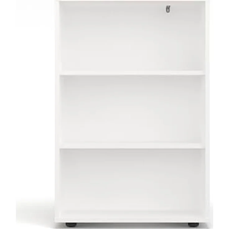 KOMTO Bücherregal Lumo 60 cm breit Regal mit 3, 4, 6 Ebenen und Höhenverstellbare Regale, Aufbewahrungsregal Bookshelf Weiß – Bild 10