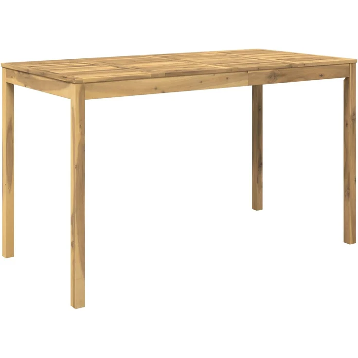 vidaXL Gartenbar-Tisch LAREN Weiß gewaschen 180 x 88,5 x 105 cm 901725 – Bild 2