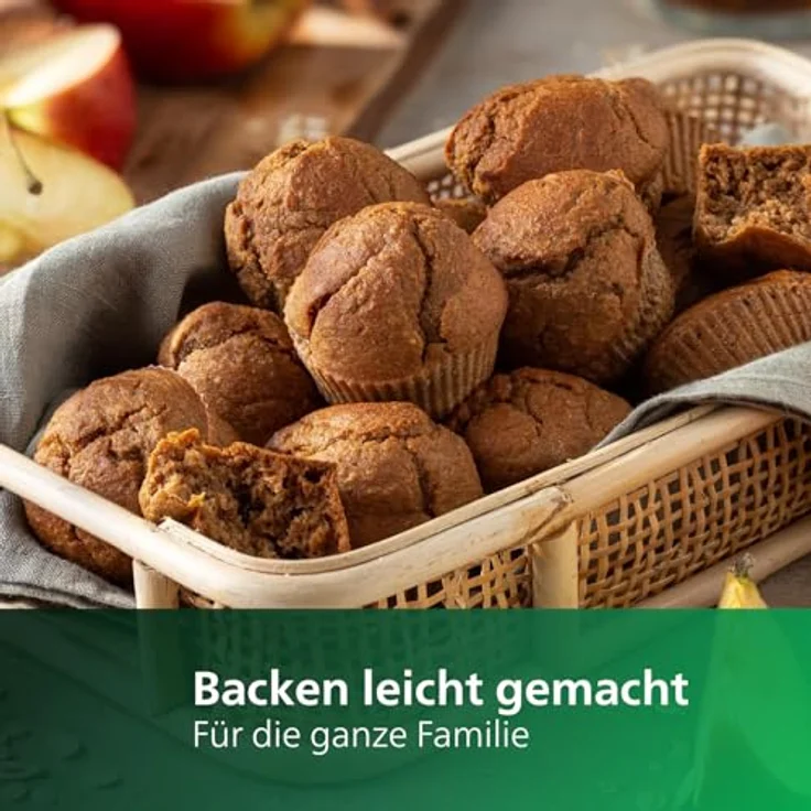 Philips Backblech HD9957/00 für Airfryer XXL 5000er Serie, inkl. 9 Silikon-Muffinförmchen, spülmaschinenfest – Bild 6