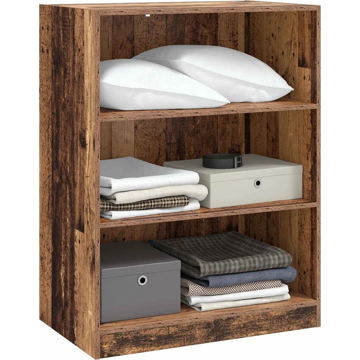 vidaXL Kleiderschrank mit Regal Altholz 77 x 48 x 102 cm PB 8010913 – Bild 2