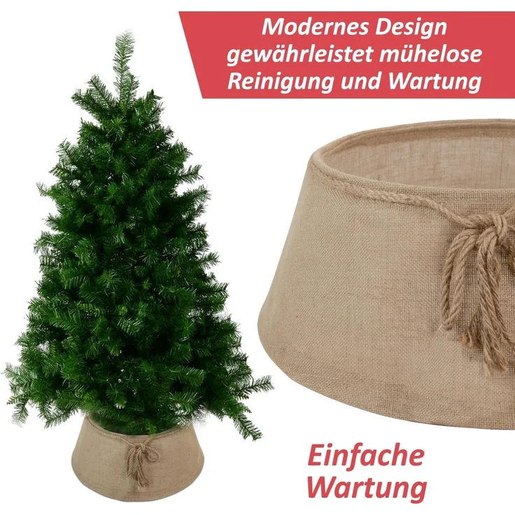 COIL Weihnachtsbaumdecke Weihnachtsbaumabdeckung, Weihnachtsbaumrock, Weihnachtsbaumständer, oval, rechteckig, Durchmesser ab 56 cm – Bild 3