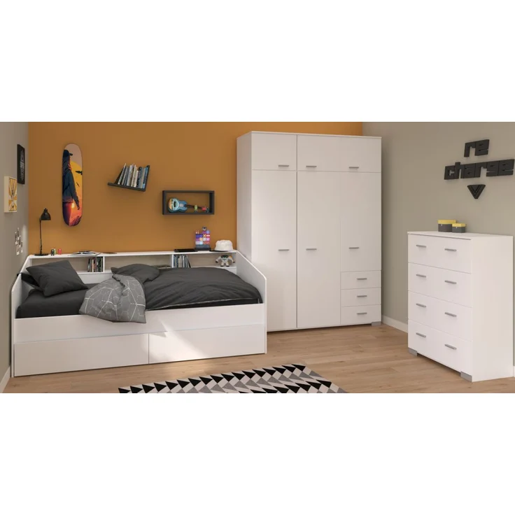 Parisot Kinderzimmer und Jugendzimmer Sleep in weiß Set 3-tlg. – Bild 1