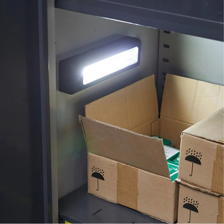 Northpoint LED Arbeitsleuchte Arbeitslampe Stableuchte Batterie Taschenlampe Magnet Haken – Bild 3