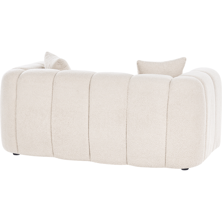 Sofa 2-Sitzer MORSIL Bouclé Beige – Bild 6