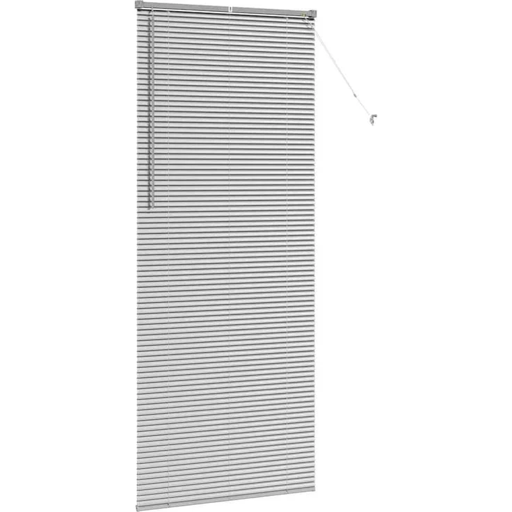 vidaXL Venezianische Jalousie Silber 220 x 90 cm 25 mm Aluminium 42005945 – Bild 5