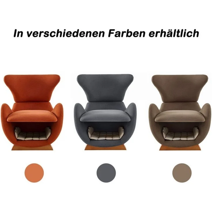 STILVORA Relaxsessel Haustierfreundlicher Loungesessel mit Tierhaus,anti-Katzen-Kratz-Stoff (Fernsehsessel bietet Katzen und kleinen Hunden einen Rückzugsor, 1-St), im Walhai-Look – Bild 4