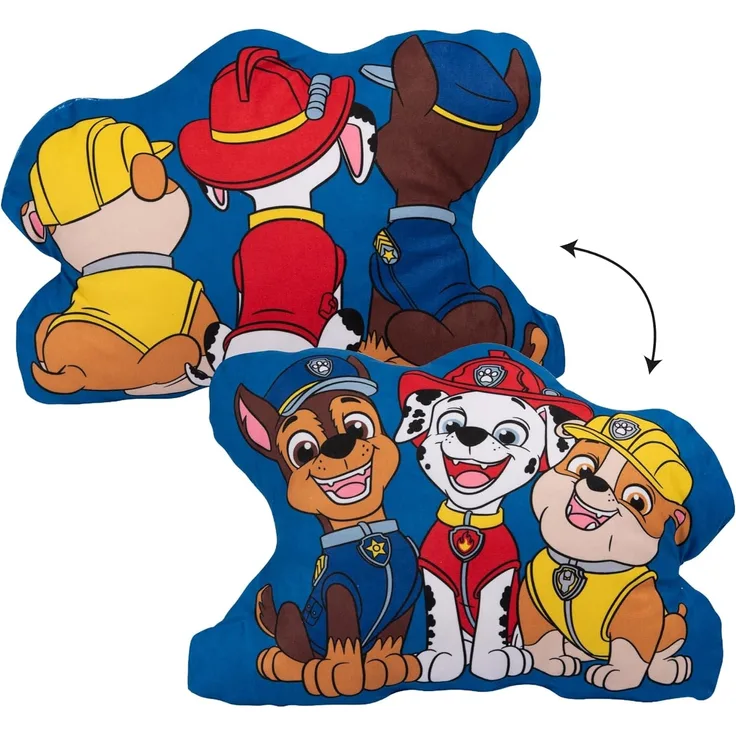 United Labels® Dekokissen Paw Patrol - Formkissen - Chase, Marshall, Rubble