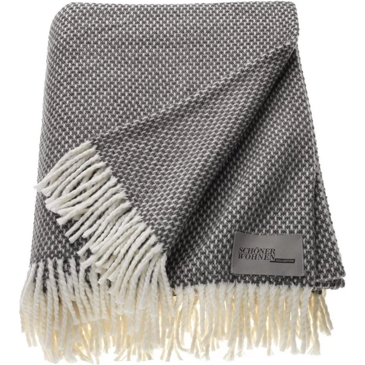 Wohndecke Zen, SCHÖNER WOHNEN-Kollektion, mit Fransen, Kuscheldecke – Bild 1