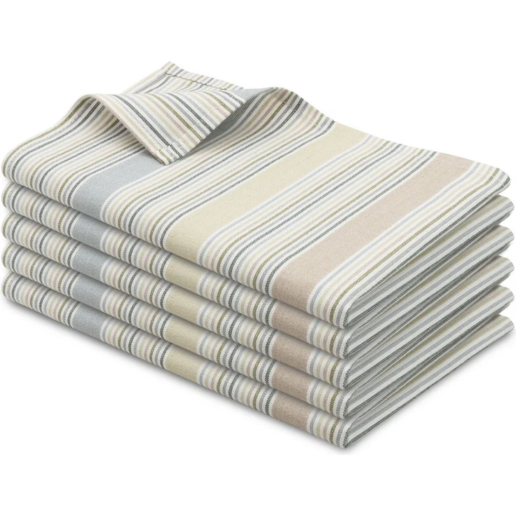 ZOLLNER Geschirrtuch, (Set, 5-tlg), 50x70 cm, 100% Baumwolle, vom Hotelwäschespezialisten – Bild 1