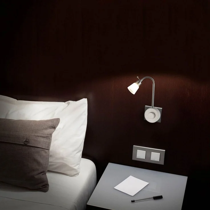 SEBSON LED Steckdosenleuchte LED Steckdosenlampe dimmbar und flexibel - 2W 160lm warmweiß, LED fest integriert, warmweiß – Bild 2