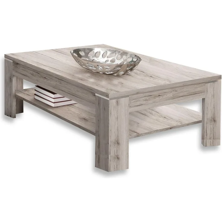 SAVOY Sandeiche Nb. Couchtisch Beistelltisch Wohnzimmertisch ca. 120 x 43 x 75 cm