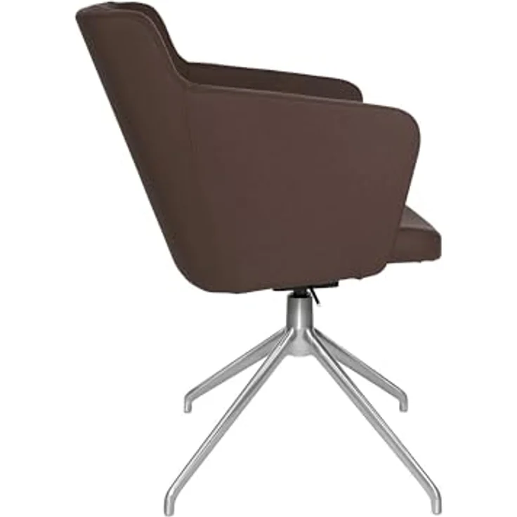 TOPSTAR | Besuchersessel SFH | 3D-Sitzgelenk und Aluminium-Fußkreuz | braun – Bild 6