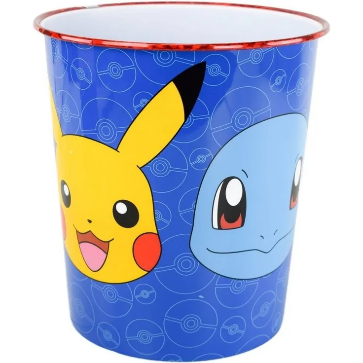 Stor Papierkorb, Kunststoff, Ø 21 cm, Pokemon