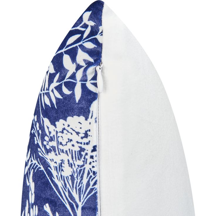 Gartenkissen 2er Set GLIMMER Pflanzenmuster 30 x 50 cm Blau – Bild 6