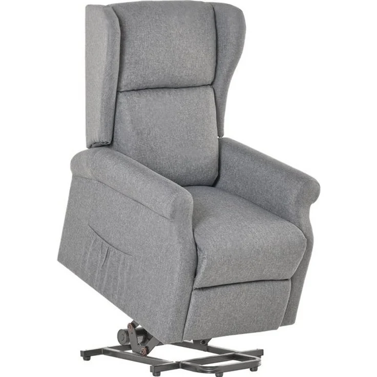 HOMCOM Relaxsessel mit Aufstehhilfe elektrisch Liegefunktion (Set, 1-St, 1), Elektrische Aufstehhilfe, 135° Liegefunktion – Bild 4