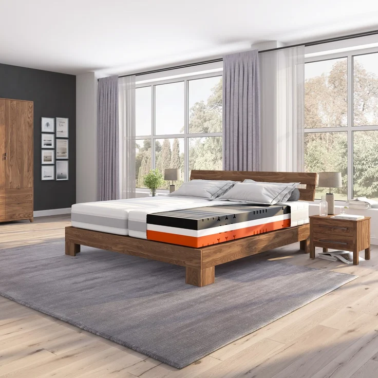 Hn8 Kaltschaum-Matratze "Sleep Balance Pro", H2/H3, 180x200 cm, Höhe: ca. 24 cm – Bild 6