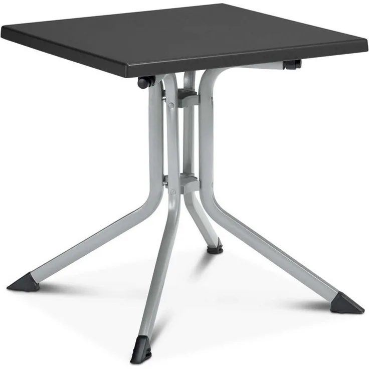 KETTLER Alu Klapptisch Gartentisch 80x80cm Kettalux silber / anthrazit