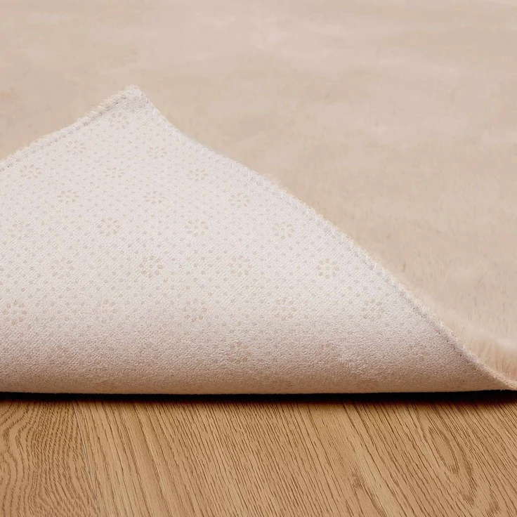 vidaXL Rutschfester Kunstfellteppich Olite Taupe 100 x 200 cm 42021745 – Bild 7